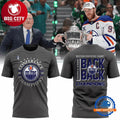Edmonton Oilers Western Conference Back to Back Champs 2025 Two Sided Shirt