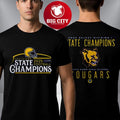 Edna Karr Cougars High School Select Division I State Champions Louisiana Two Sided Shirt