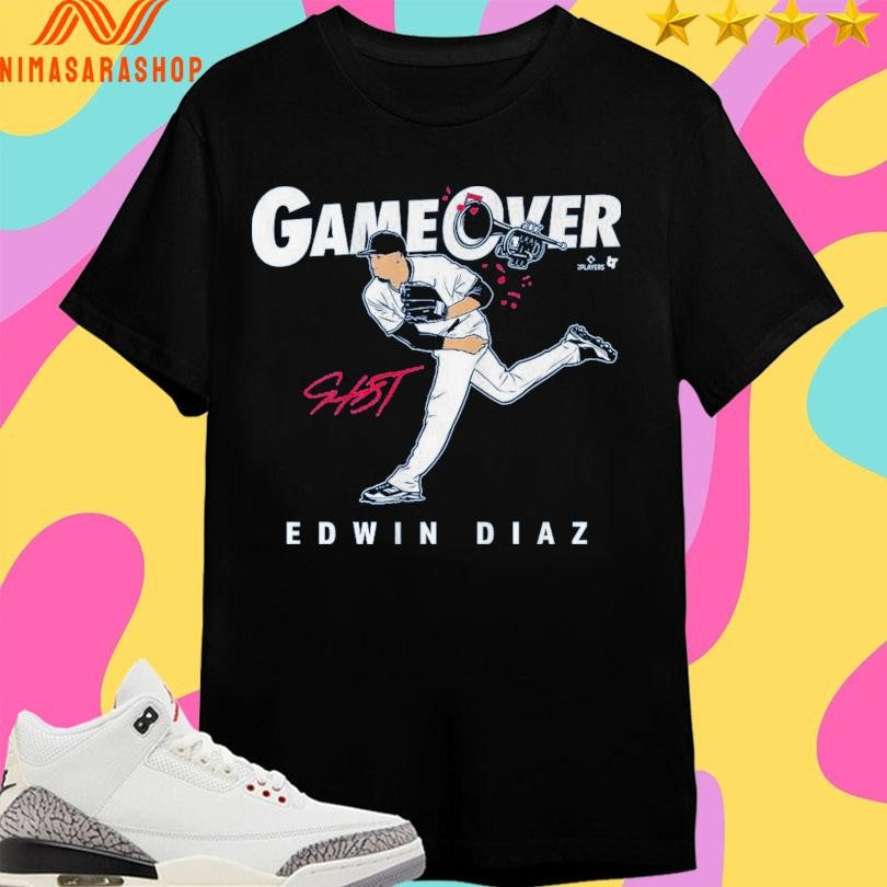 Edwin Diaz Game Over Los Angeles Dodgers Signature Shirts