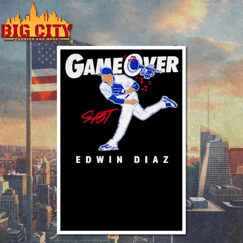 Edwin Diaz Los Angeles Dodgers MLB Baseball Game Over signature shirt