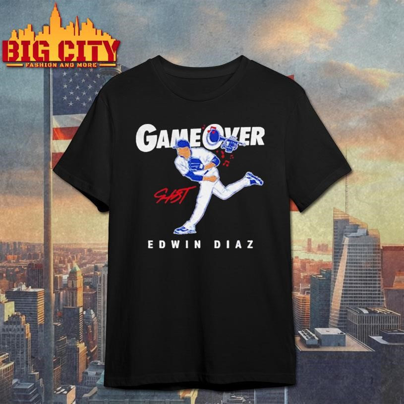 Edwin Diaz Los Angeles Dodgers MLB Baseball Game Over signature shirt