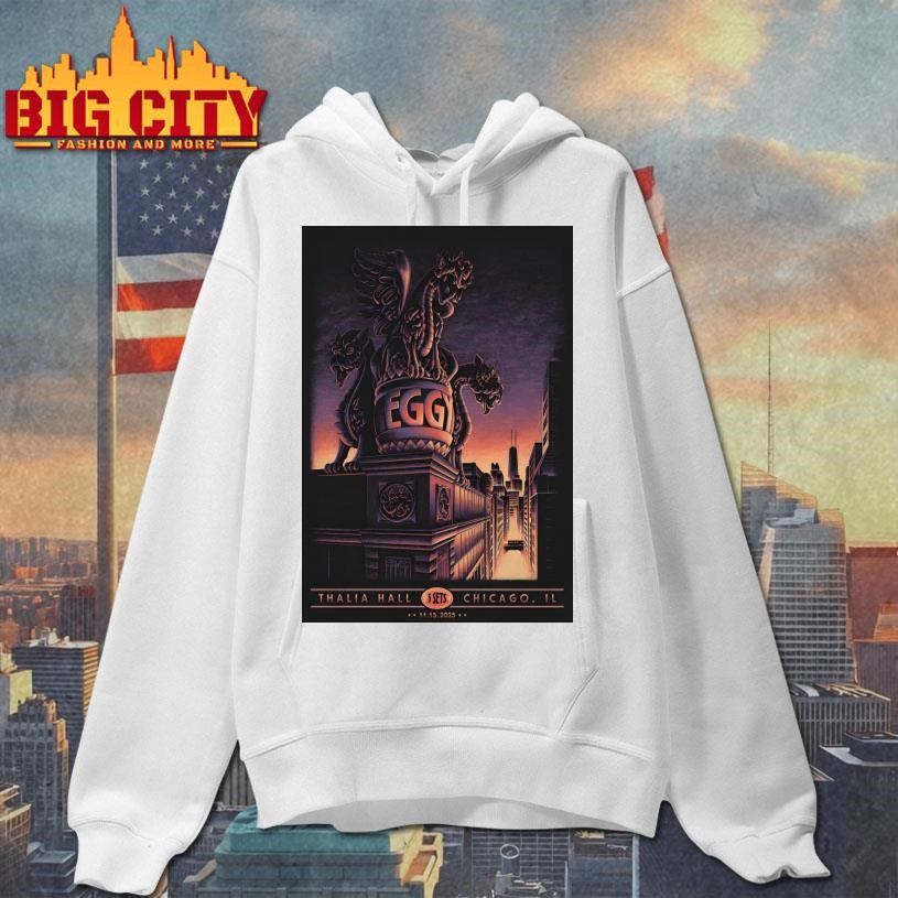 Eggy Nov 15 2025 Thalia Hall In Chicago IL Poster Shirt