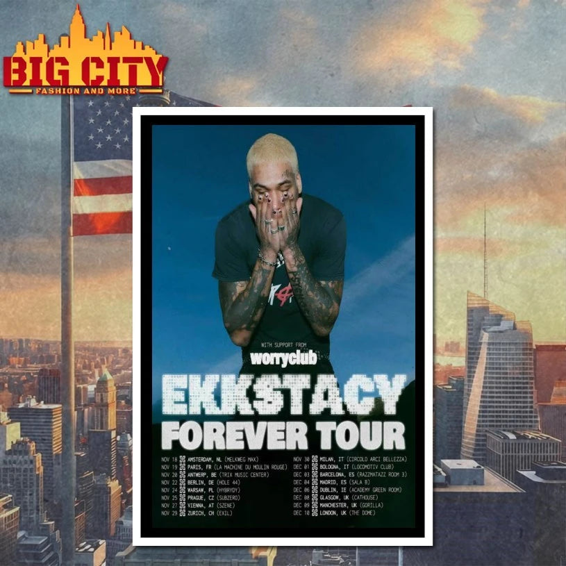 Ekkstacy Tour Nov &amp; Dec 2025 Poster shirt