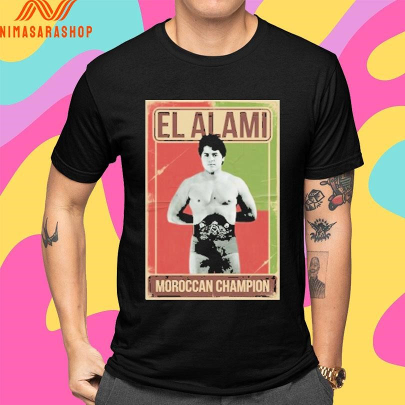 El Alami Moroccan Champion Mo Malik Shirts