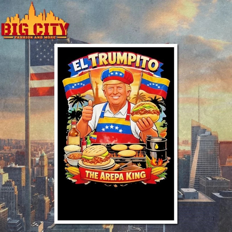 El Trumpito Arepa King Venezuelan Food &amp; Street Food Humor t-shirt