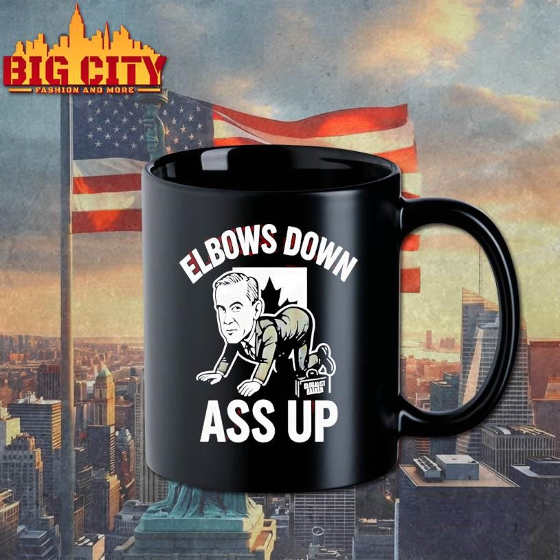 Elbows Down Ass Up Canada Flag Shirt