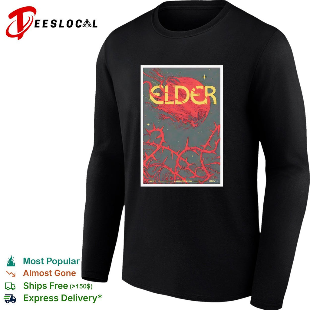 Elder Blackdoor Festival 2026 concert poster shirt