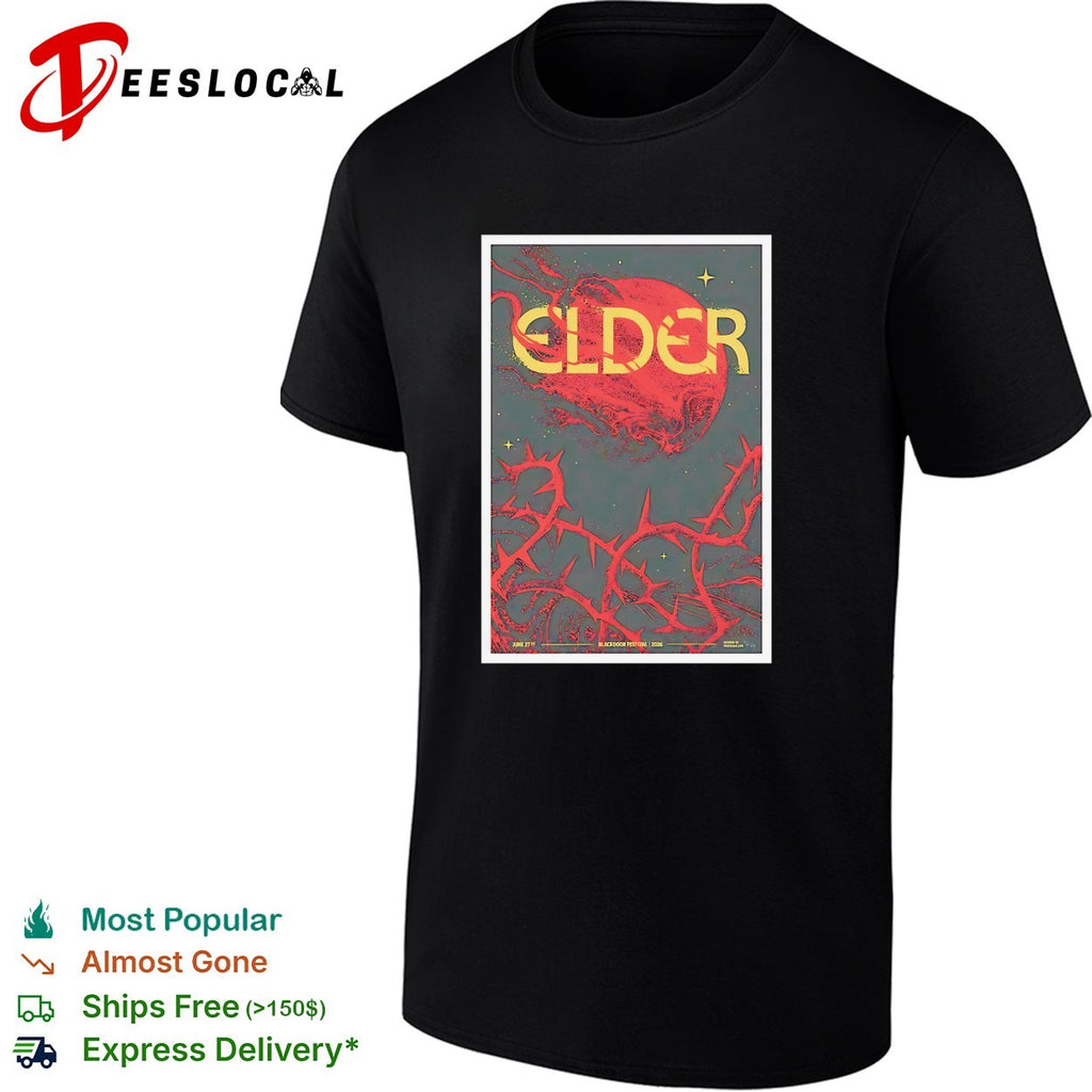 Elder Blackdoor Festival 2026 concert poster shirt