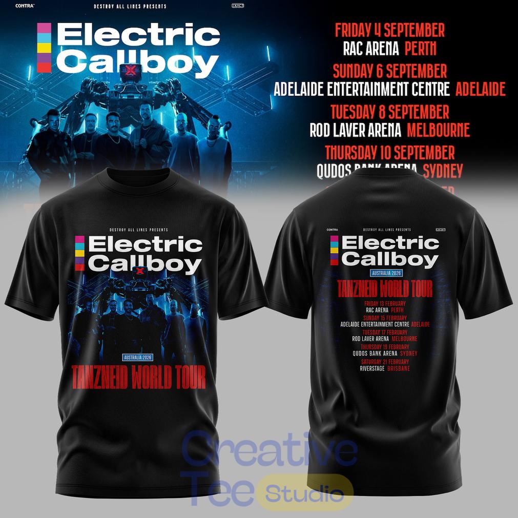 Electric Callboy TANZNEID World Tour 2026 T-Shirt
