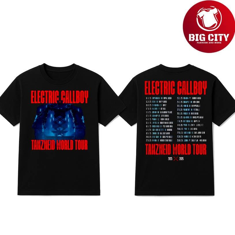 Electric Callboy Tanzneid World Tour 2025 Two Sided Shirt