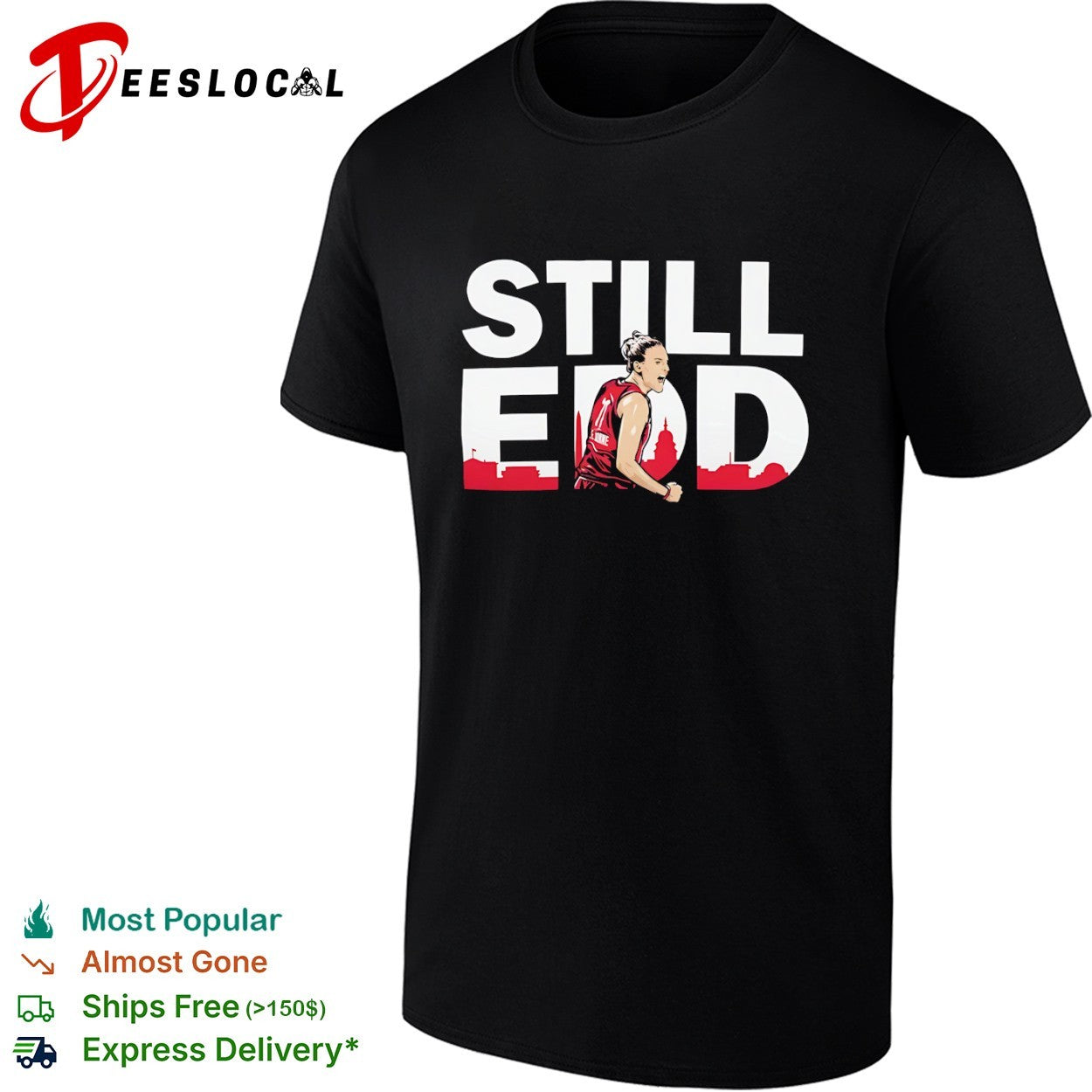 Elena Delle Donne Washington Mystics WNBA Still EDD Basketball Shirt