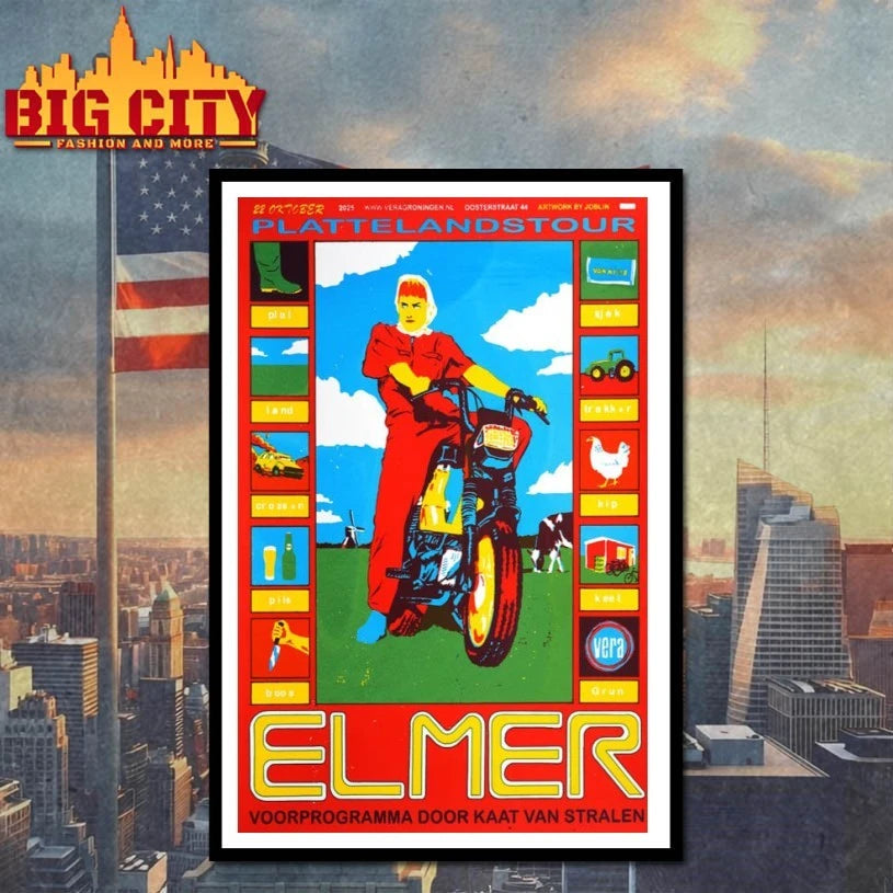 Elmer And Kaat Van Stralen Tour 2025 Poster Shirt