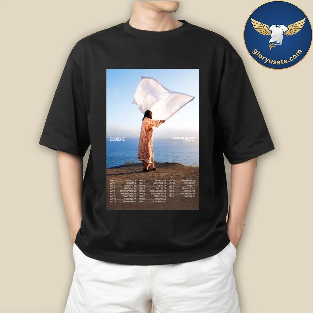 Elmiene Tour UKEU 2026 Poster Shirt