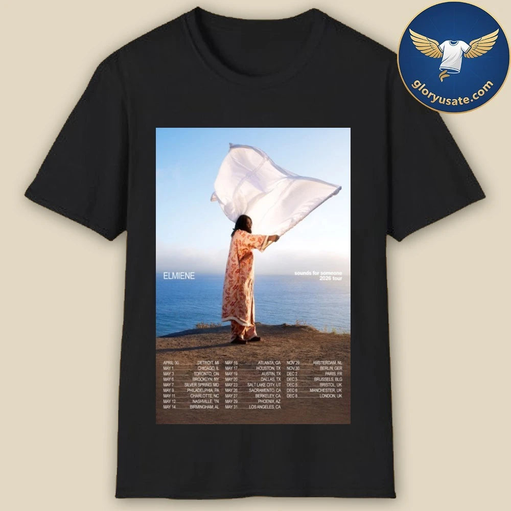 Elmiene Tour UKEU 2026 Poster Shirt