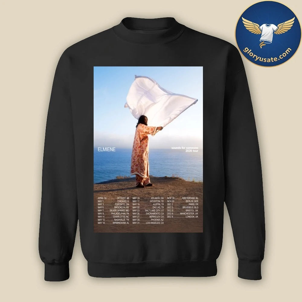 Elmiene Tour UKEU 2026 Poster Shirt