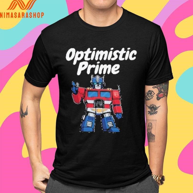 Elon Musk Optimistic Prime Shirts