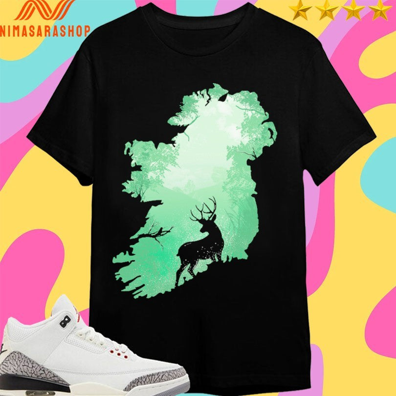 Emerald Isle Silhouette Deer Shirts