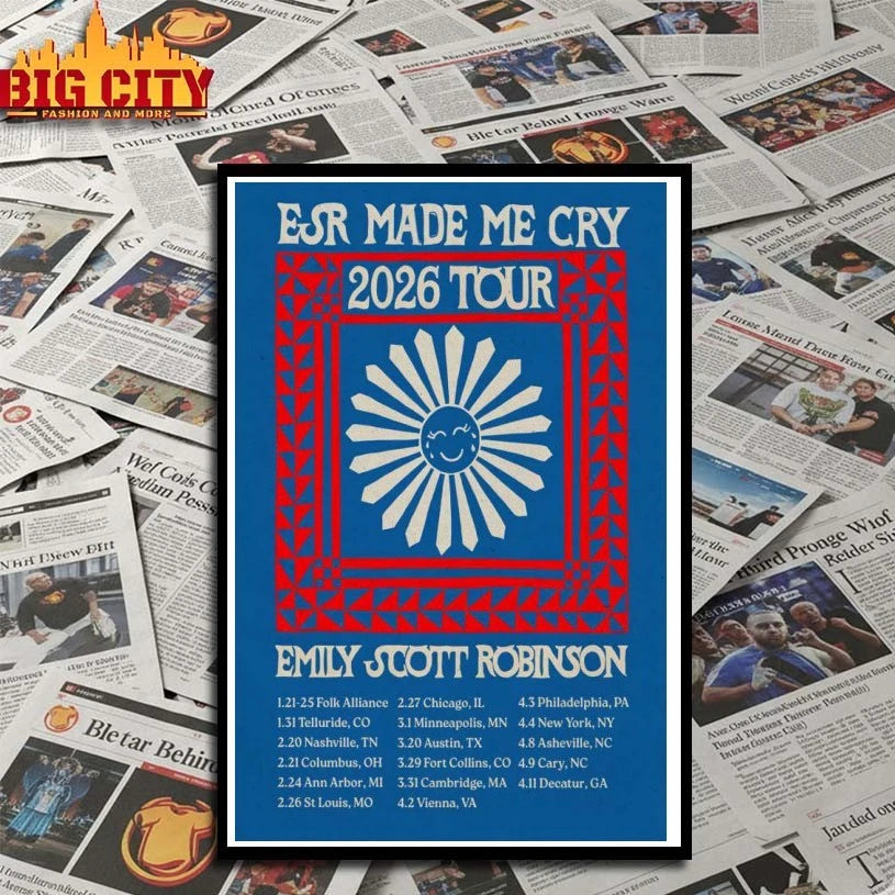 Emily Scott Robinson Tour 2026 Poster Shirt