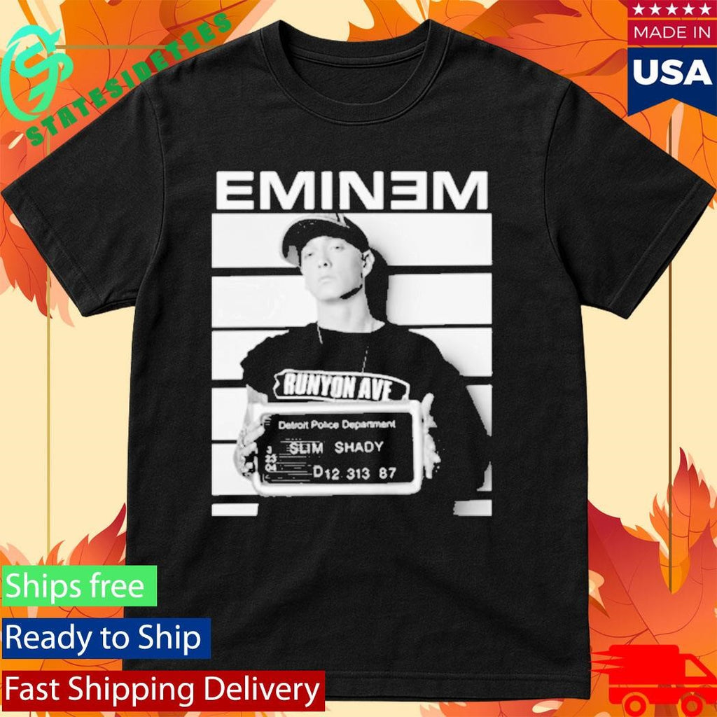 Eminem Anger Slim Shady Mugshot Shirt