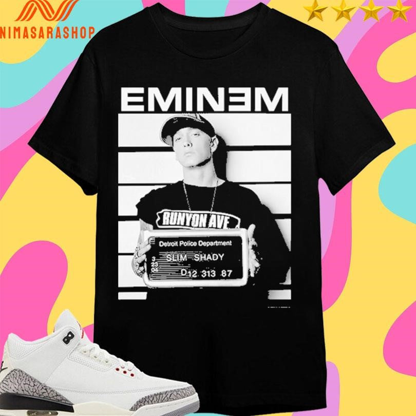 Eminem Anger Slim Shady Mugshot Shirts