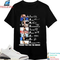 Eminem Kendrick Lamar Dmx The Notorious Big Ice Cu Snoop Dogg Pusha T Too Short Tupac Shakur I Am Hip Hop Thank You For The Music Signatures T-shirts