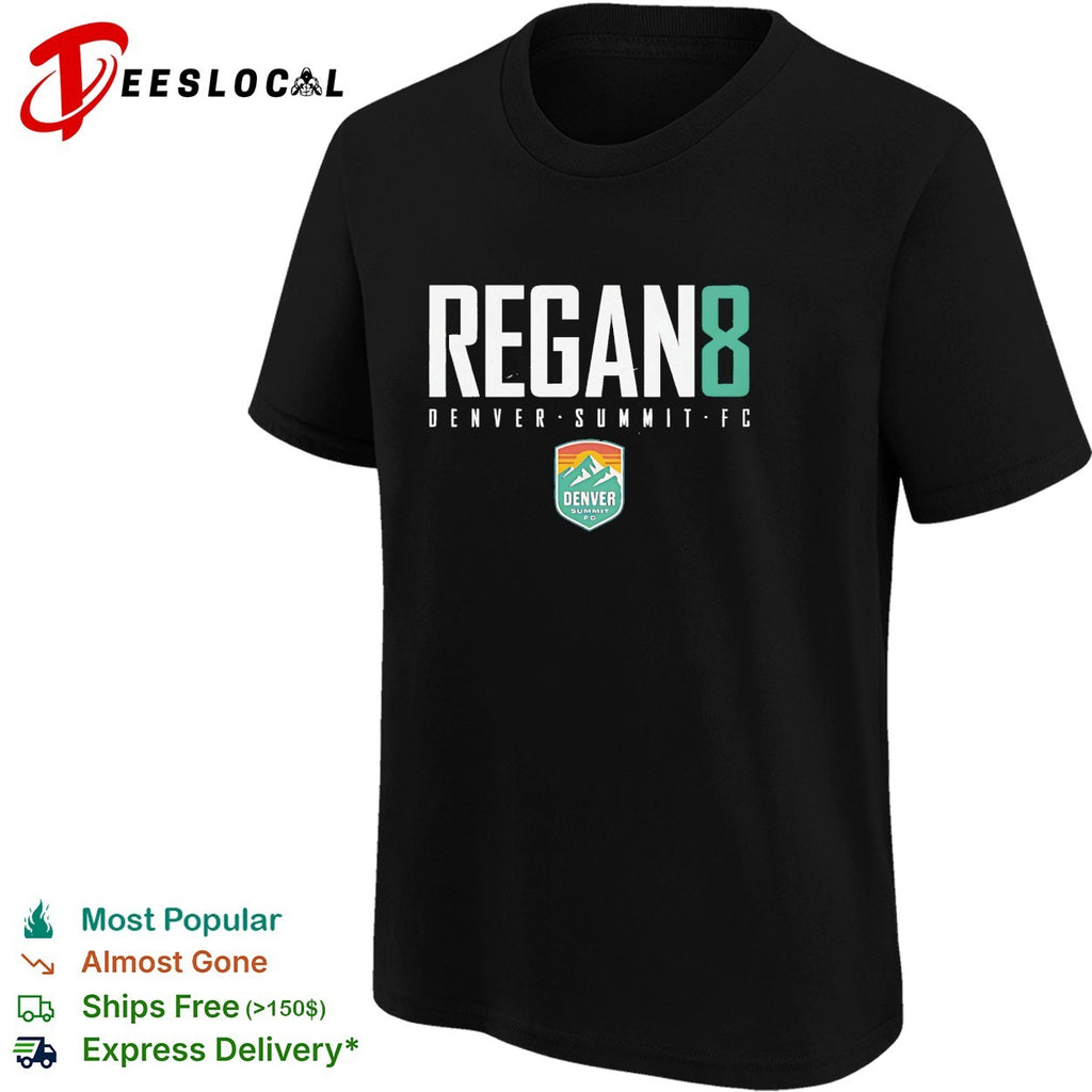 Emma Regan 8 Denver Summit FC professional women’s soccer team shirt