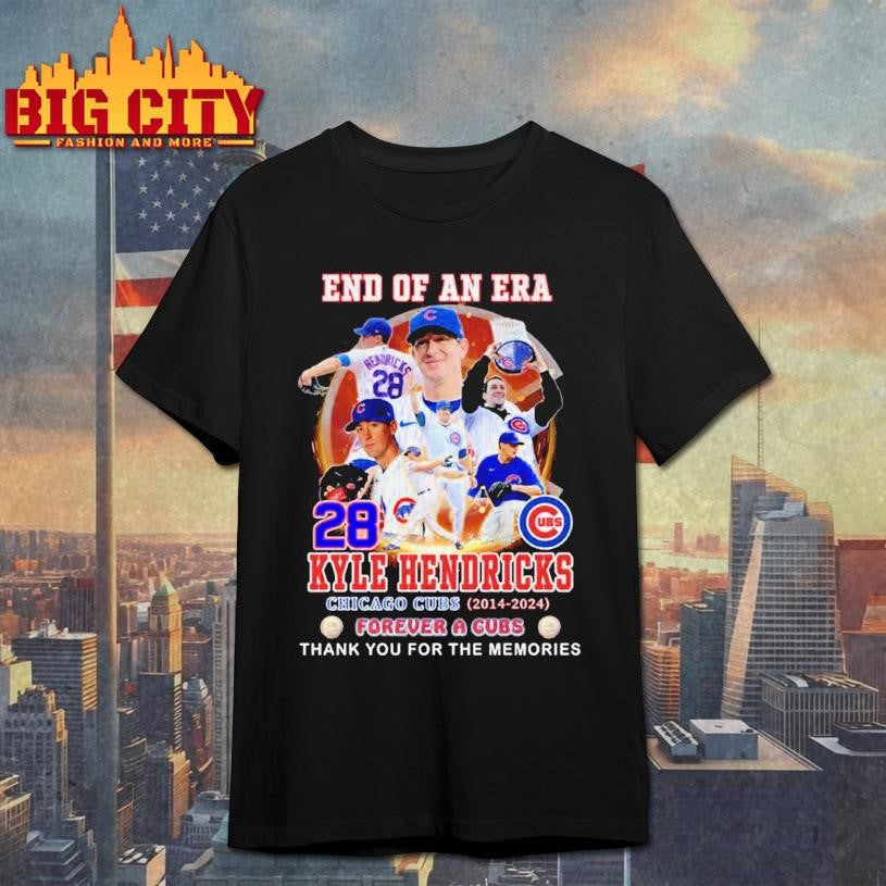 End Of An Era Kyle Hendricks Chicago Cubs 2025 Shirt