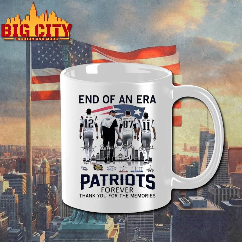 End Of An Era Patriots Forever Thank You For The Memories Vintage Shirt