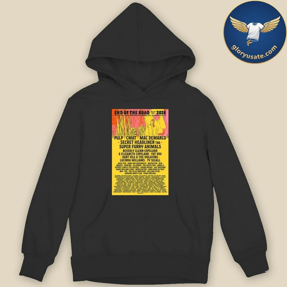 End Of The Road 3rd-6th Sept 2026 Tour Poster Shirt
