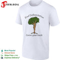 End deforestation grow your bush tree woman nature funny shirt