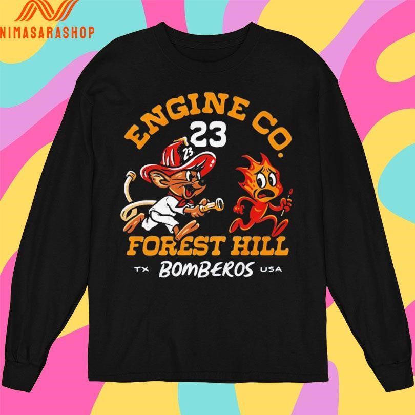 Engine Co 23 Forest Hill Bomberos Tx Usa Shirts
