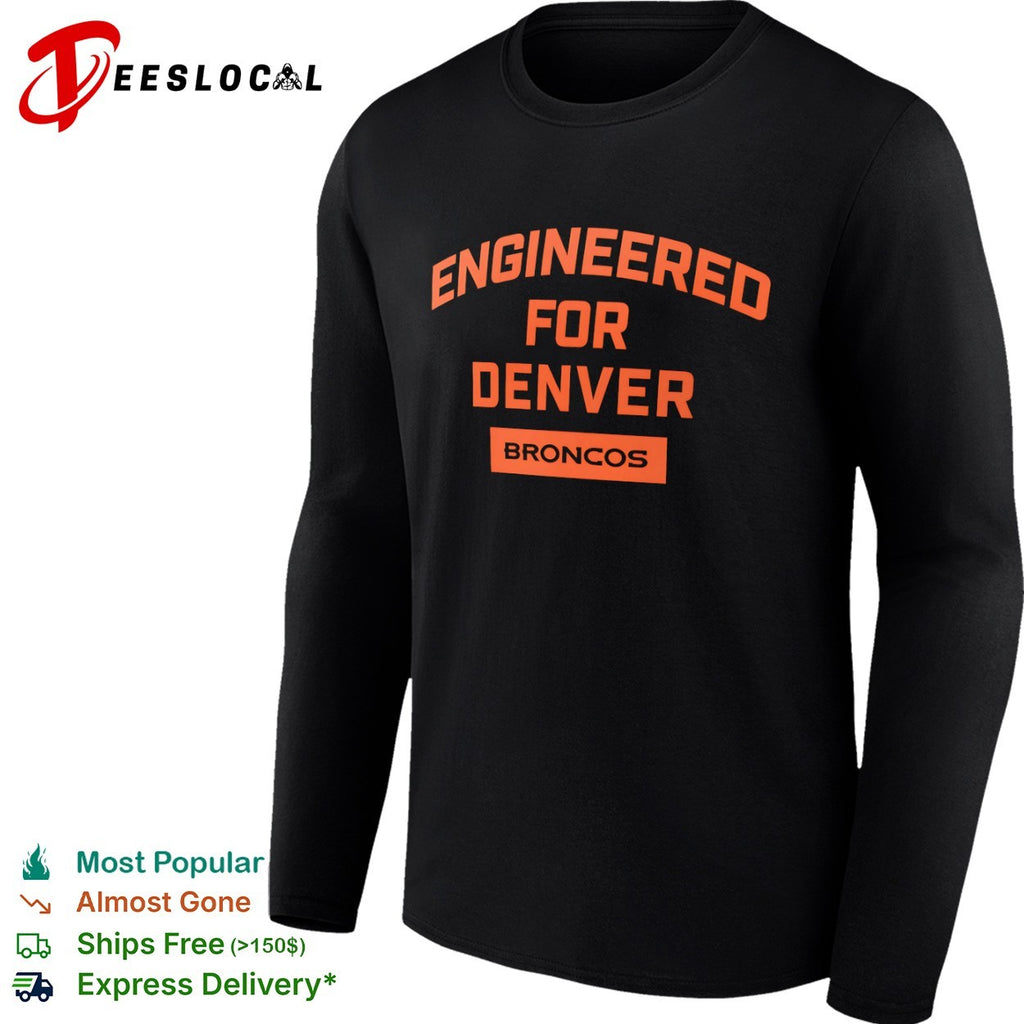 Engineered for Denver Broncos NFL football shirt