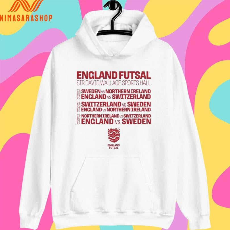 England Futsal Sir David Wallace Sports Hall Shirts