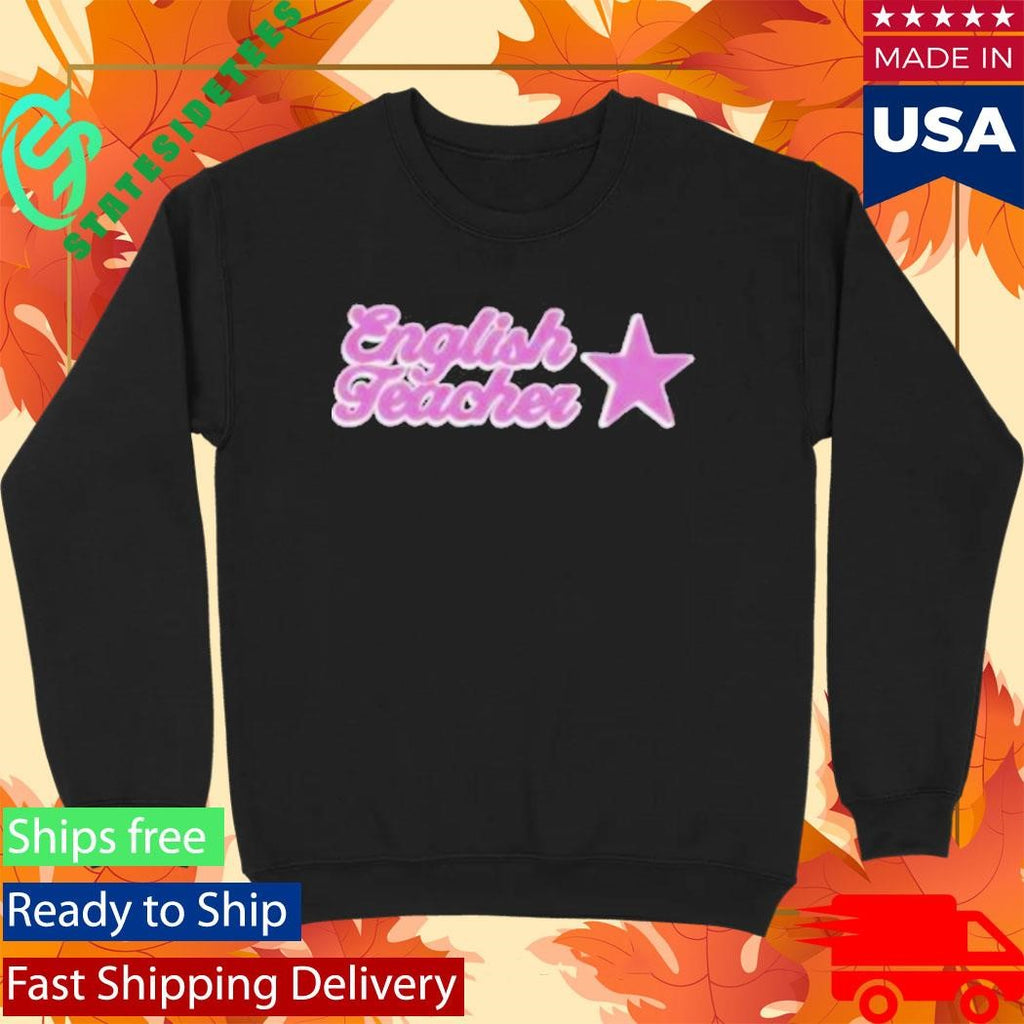 English Teacher Pink Logo T-Shirt