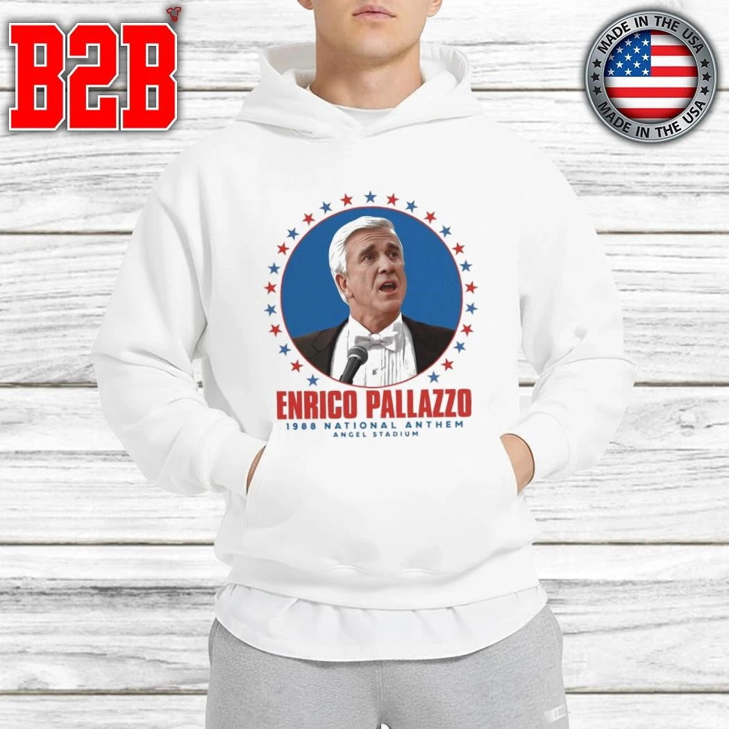 Enrico Pallazzo 1988 National Anthem Naked Gun Shirt