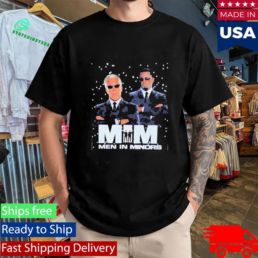 Epstein And P Diddy Men In Minors Shirt
