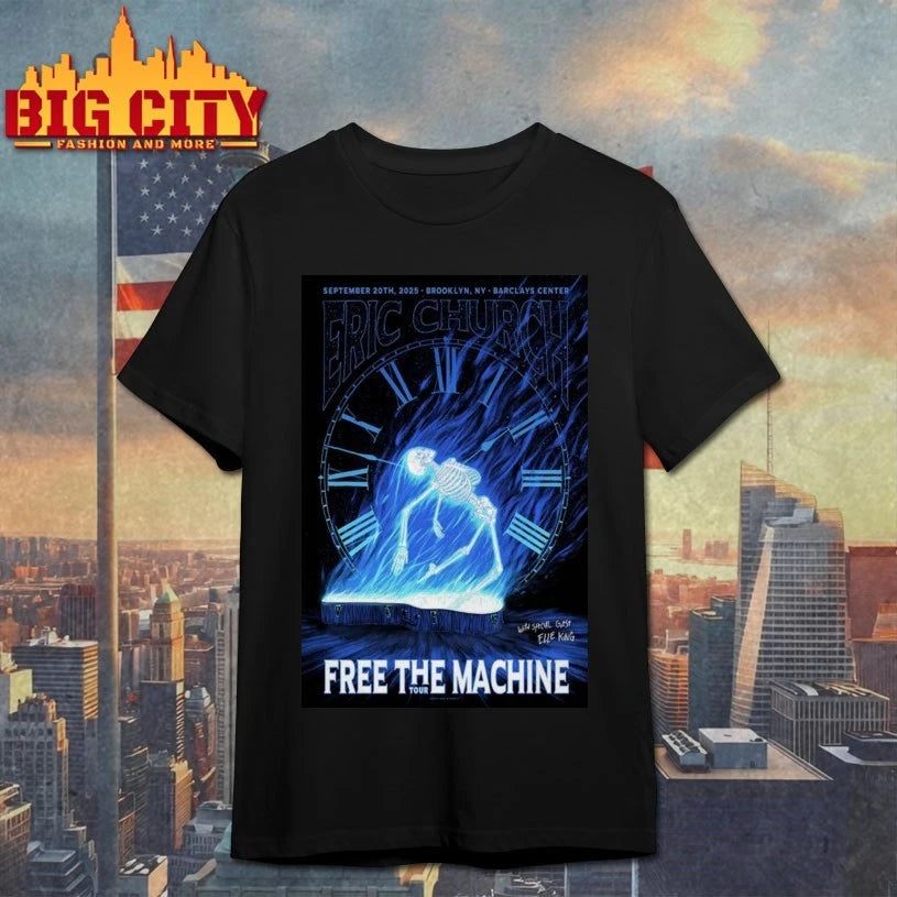 Eric Church Barclays Center 2025 Poster shirt
