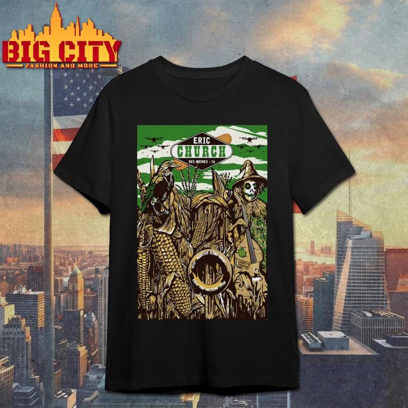 Eric Church Des Moines Sept 27 2025 Poster Shirt