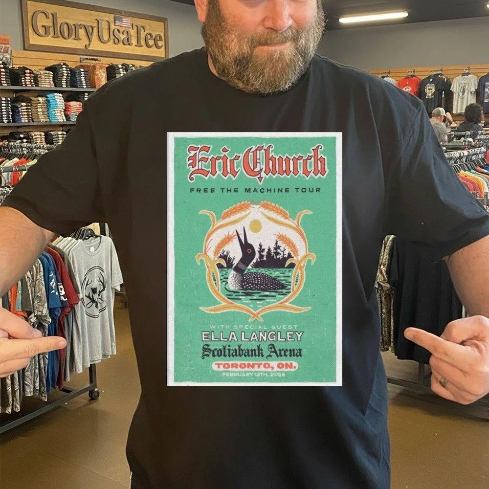Eric Church Feb 12 2026 Toronto, ON February 12TH, 2026 Poster Shirt