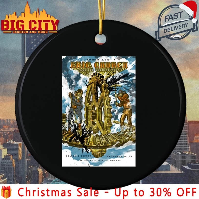 Eric Church Golden 1 Center Sacramento CA Nov 13 2025 Poster Shirt