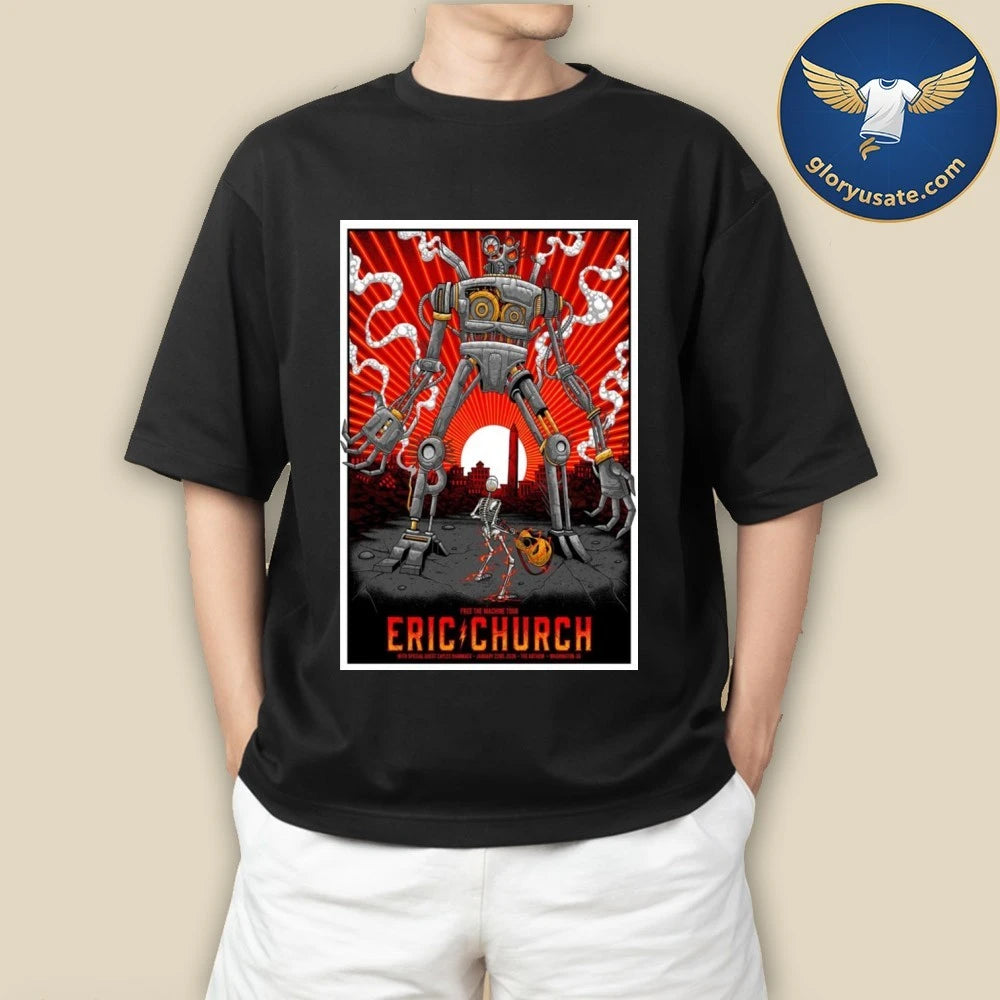 Eric Church Jan 22 2026 The Anthem Washington DC Poster Shirt