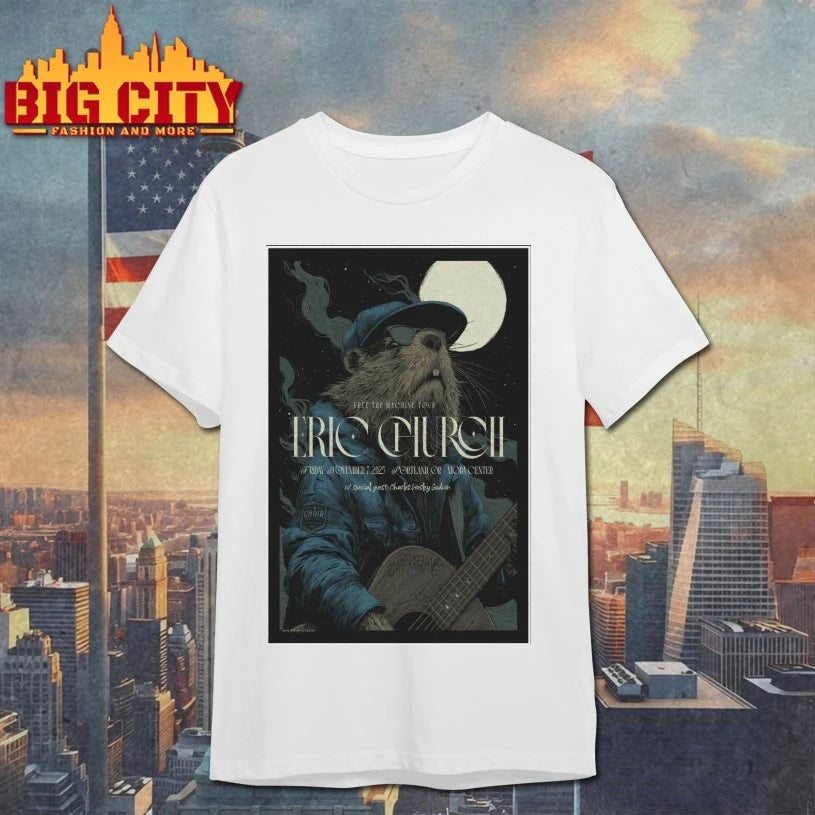 Eric Church Oregon 2025 Poster shirt