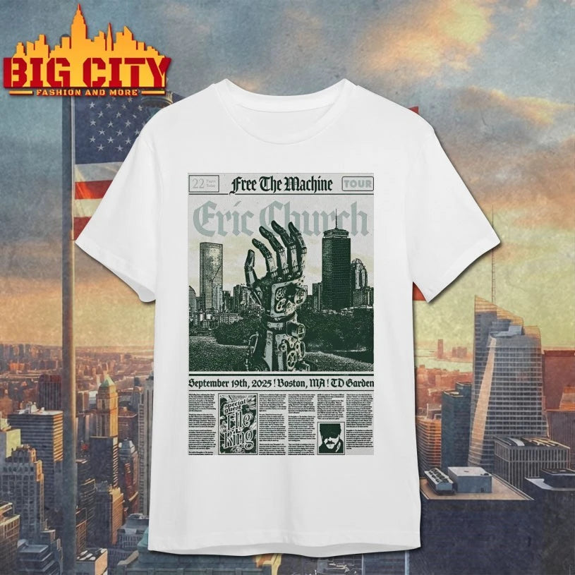 Eric Church TD Garden Boston MA Sep 19 2025 Poster shirt