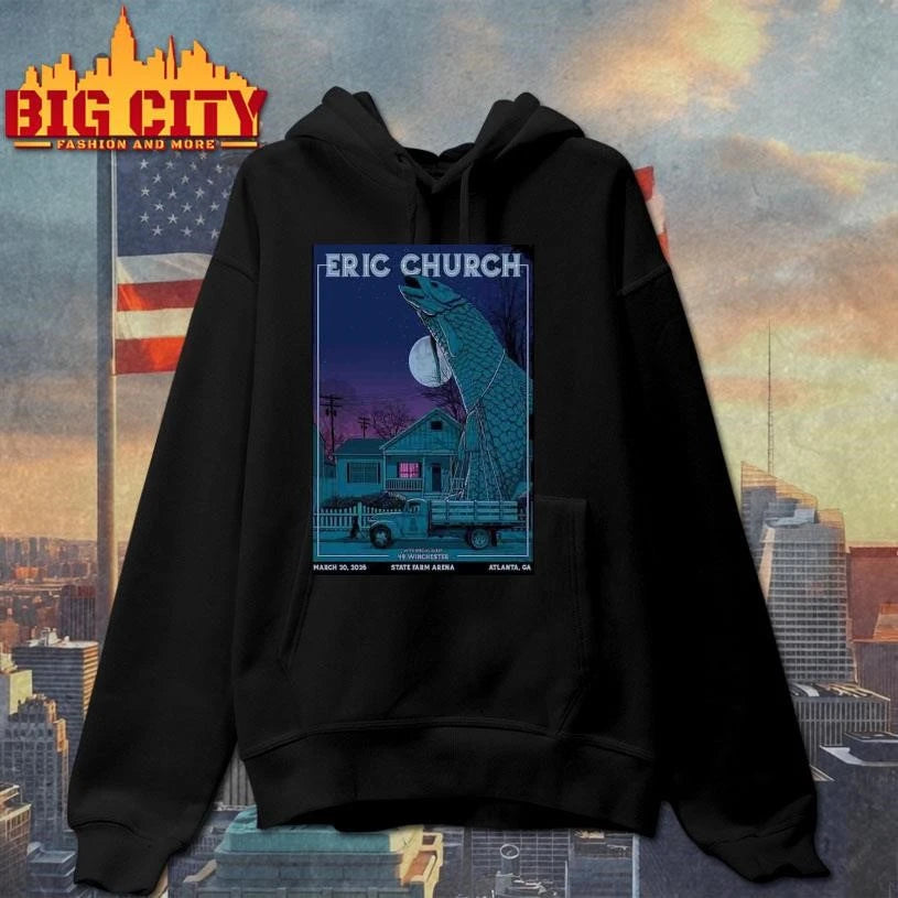 Eric Church Tour In Atlanta, GA 3-20-2026 Poster Shirt
