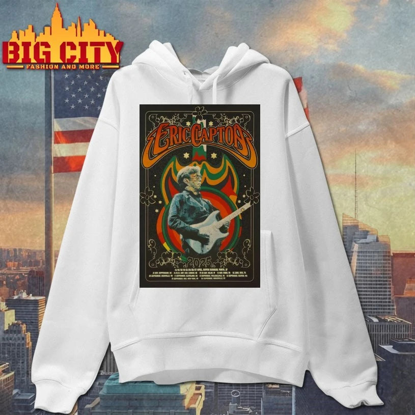 Eric Clapton Tour May &amp; Sept 2025 Poster shirt