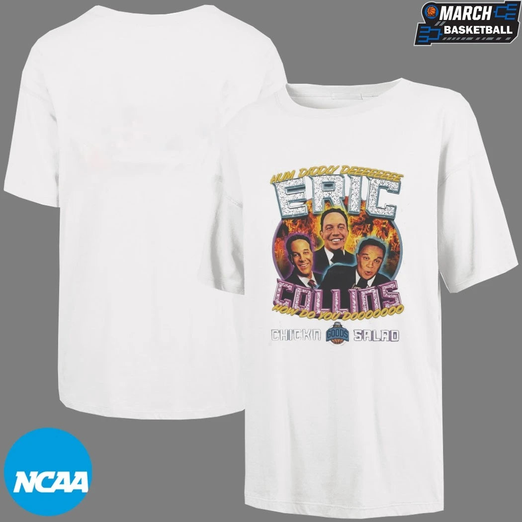 Eric Collins Chickn Salad Hum Diddly Dee How Do You Do Good 1982 Flames T-shirts