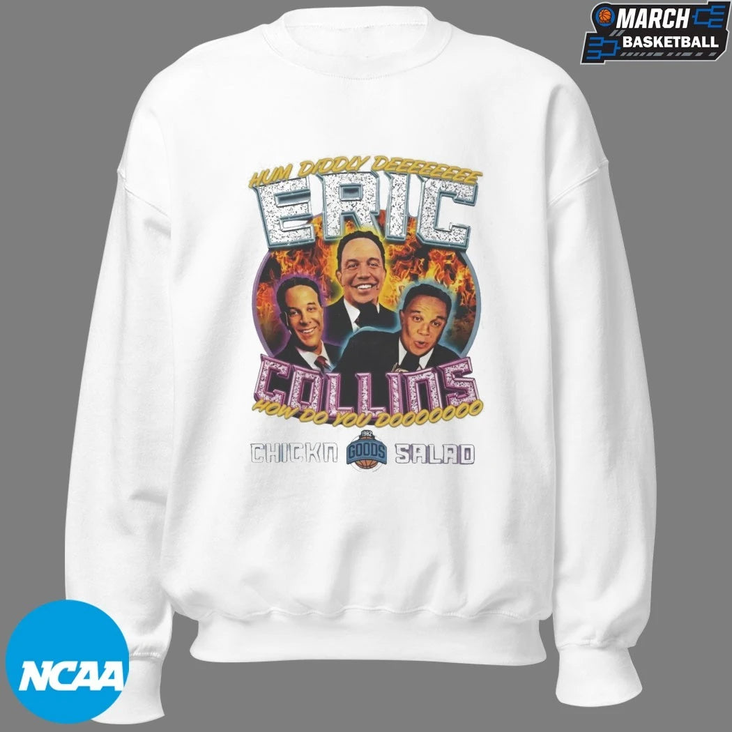 Eric Collins Chickn Salad Hum Diddly Dee How Do You Do Good 1982 Flames T-shirts