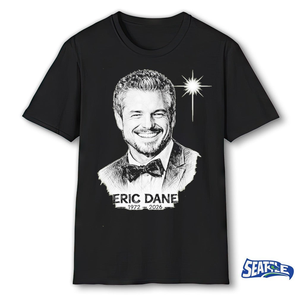 Eric Dane 1972-2026 Pencil Sketch Remembrance shirt