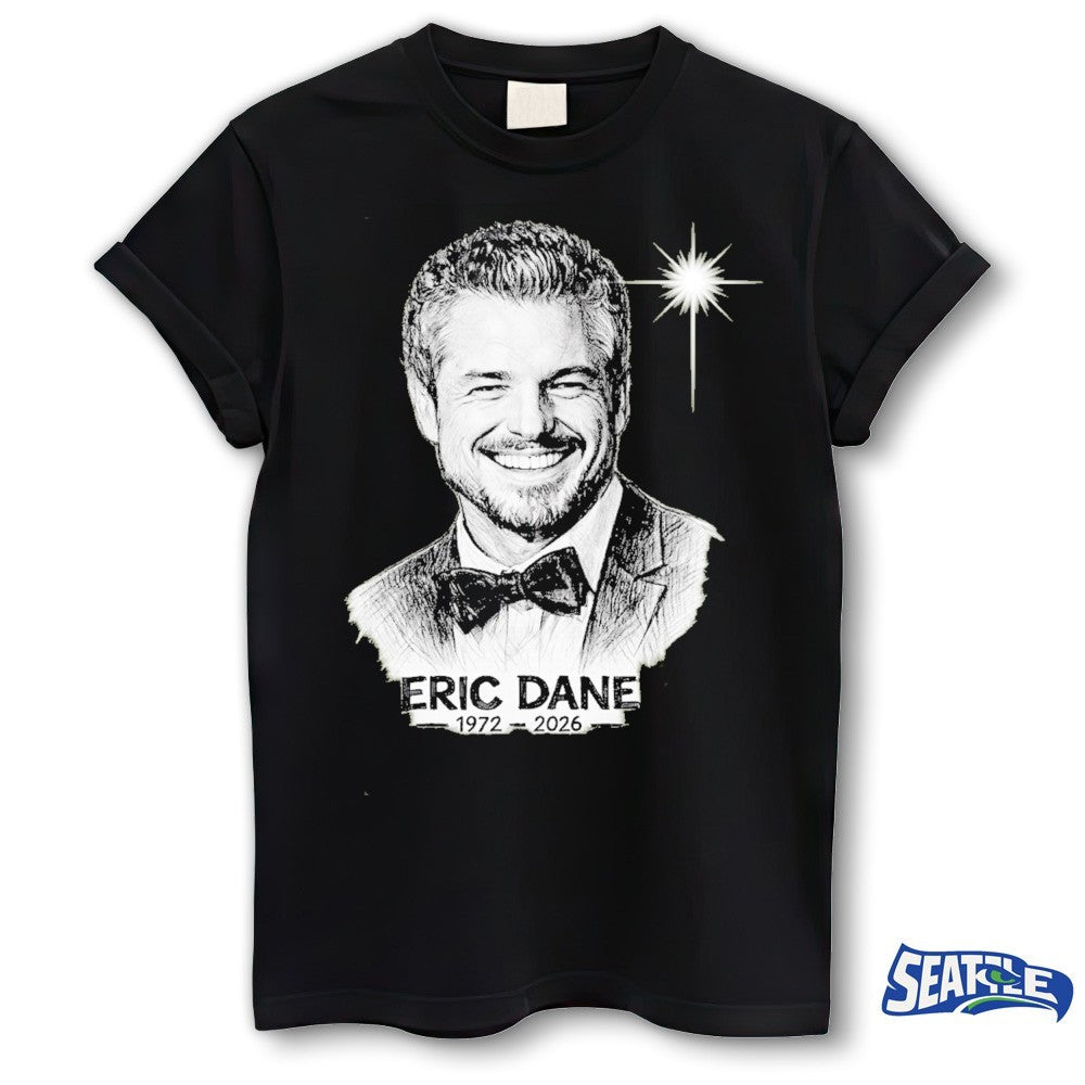 Eric Dane 1972-2026 Pencil Sketch Remembrance shirt