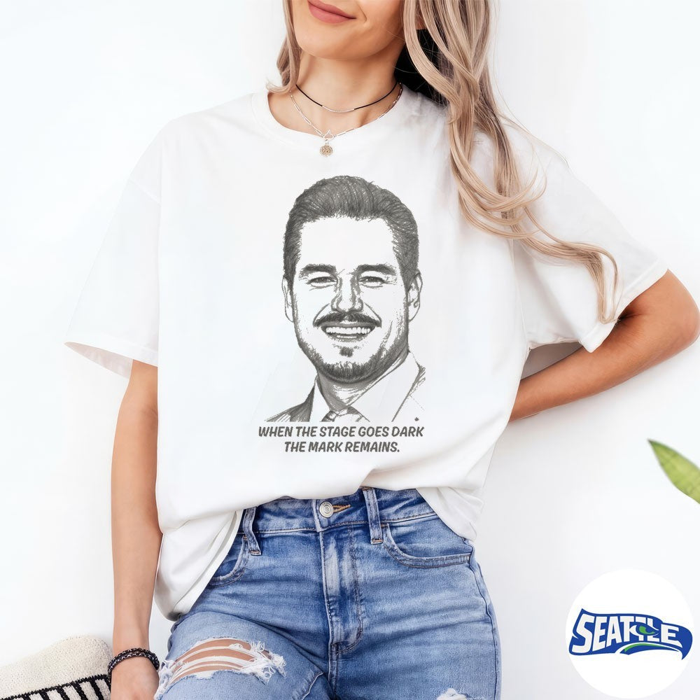 Eric Dane 1972-2026 When The Stage Goes Dark The Mark Remains shirt
